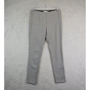 Calvin Klein Pants Women's Size 6 Black White Stretchy‎ Knit Ankle Dark Academia